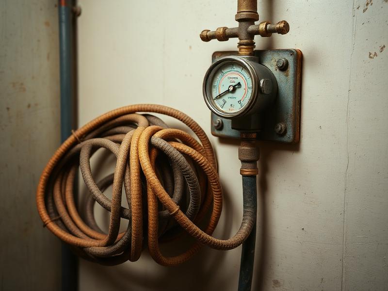 Antes: Instalación de gas insegura